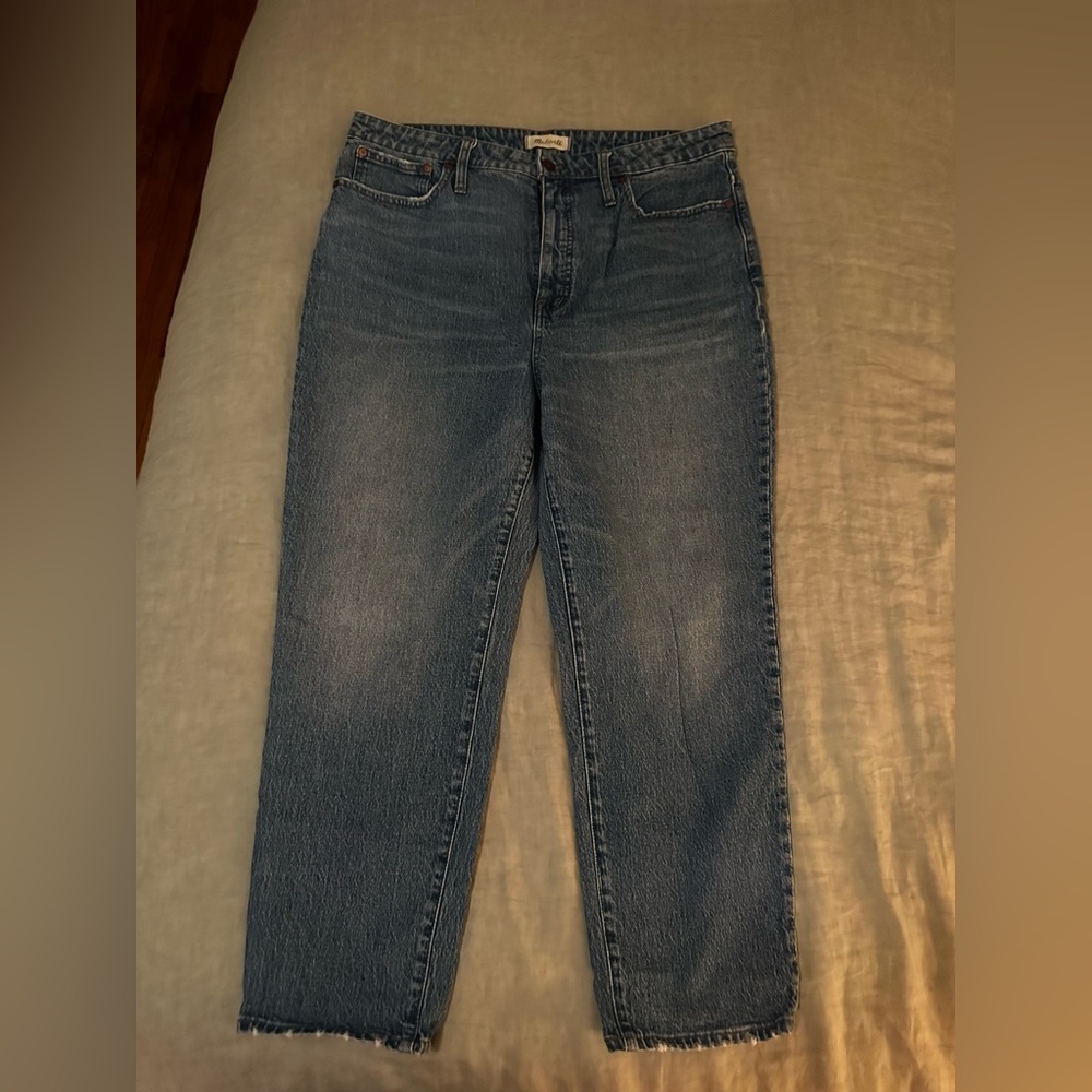 Madewell classic straight jeans